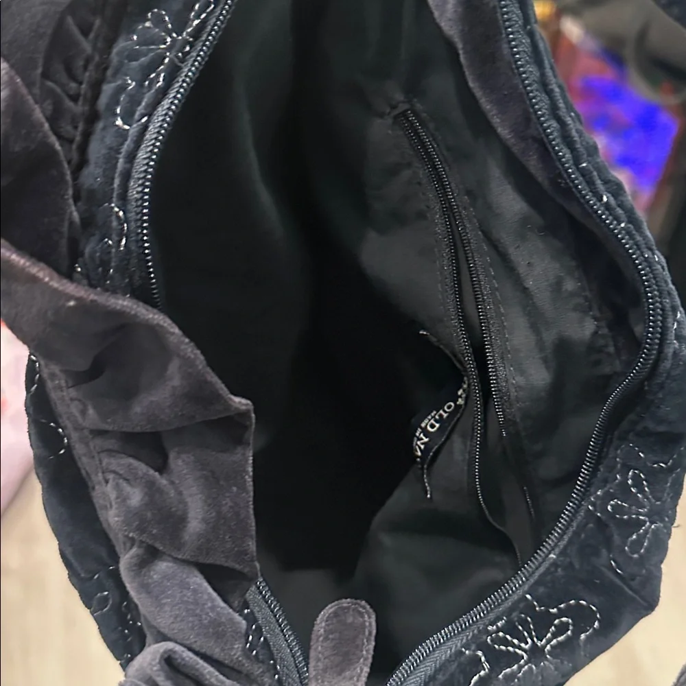 Vintage old navy velvet bag